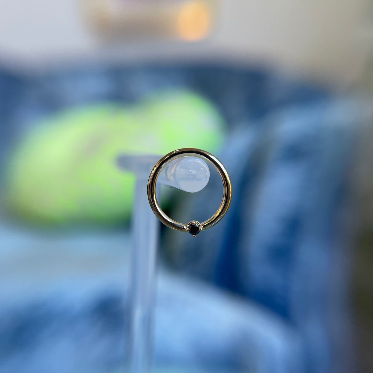 Seamless Ring with Classic Prong - Colored Gemstones