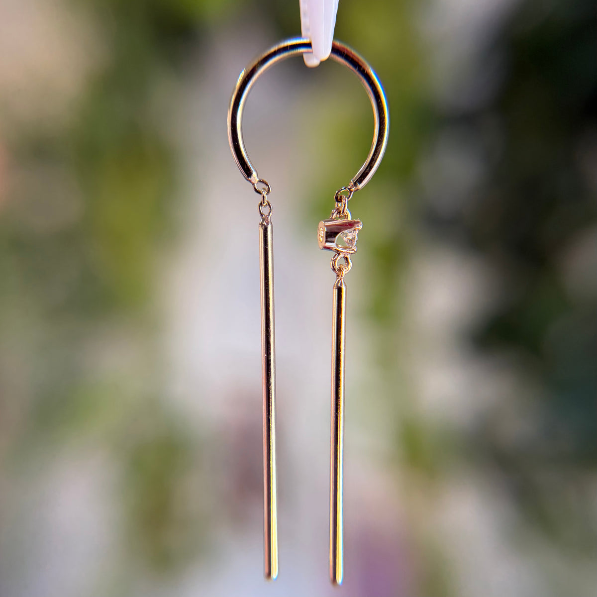 Long Diamond Chime Earring