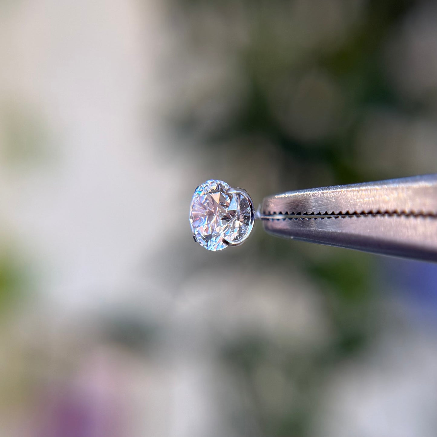 Titanium Prong Set Cubic Zirconia - Threadless End