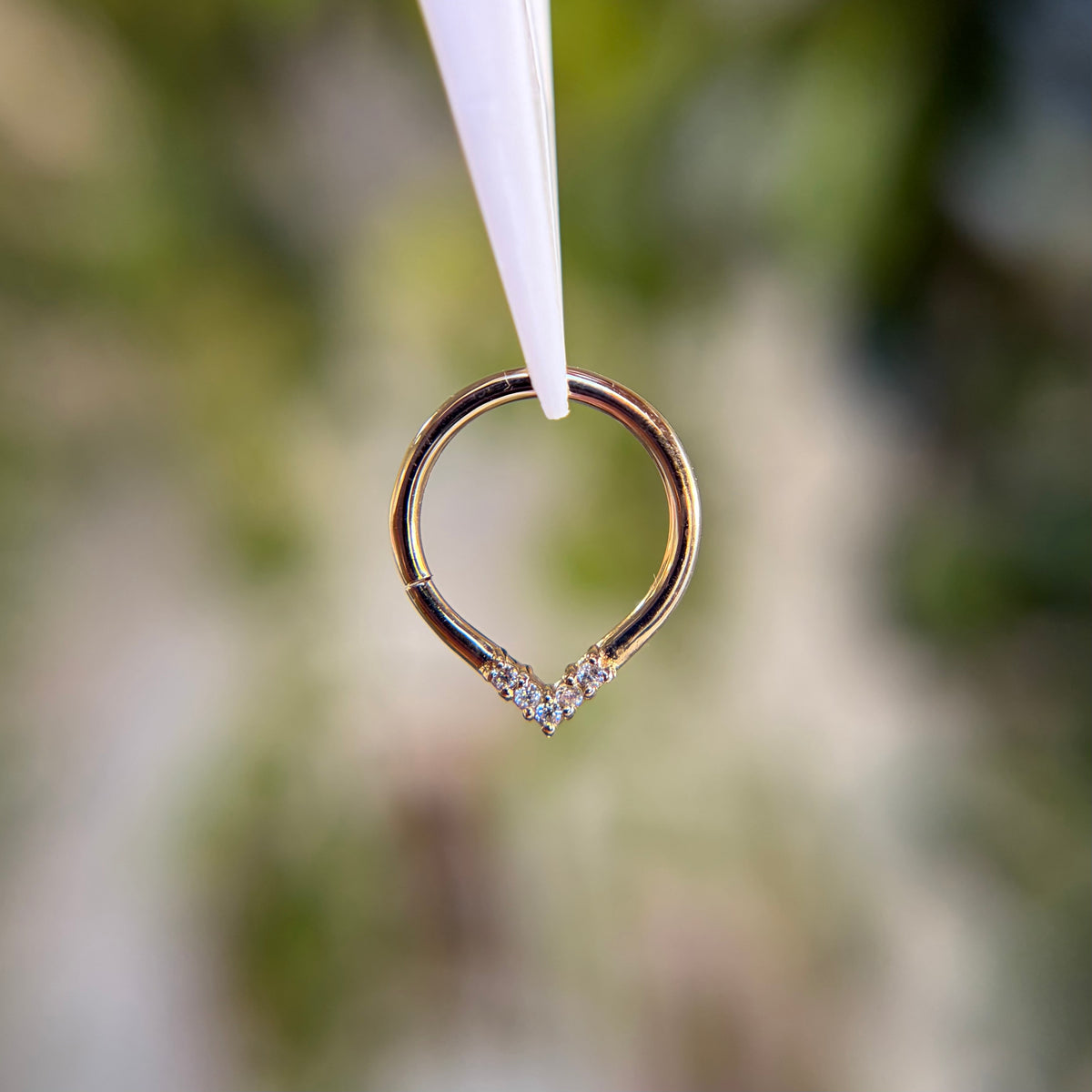 Apex - White Diamonds - Continuous Ring