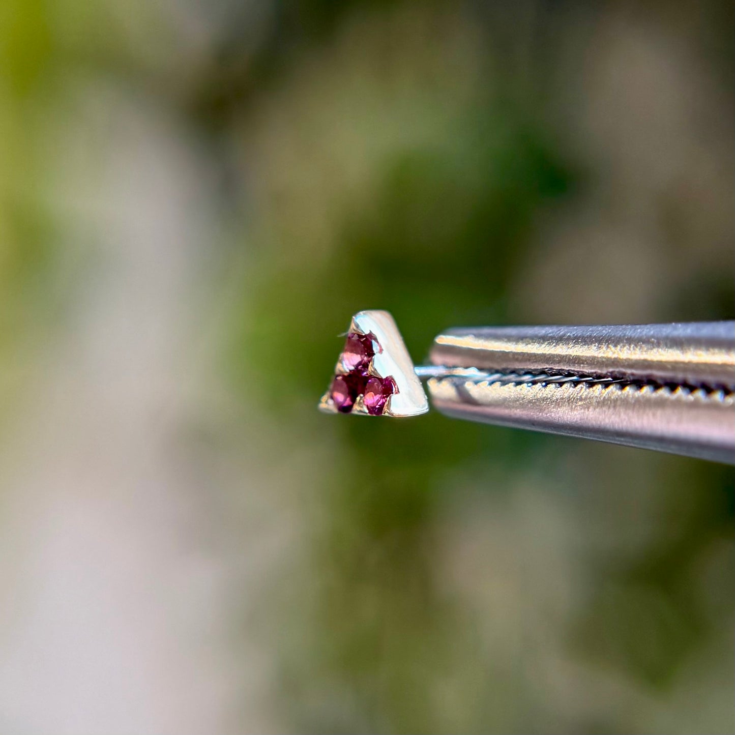 Ursa Minor - Pink Tourmaline - Threadless End