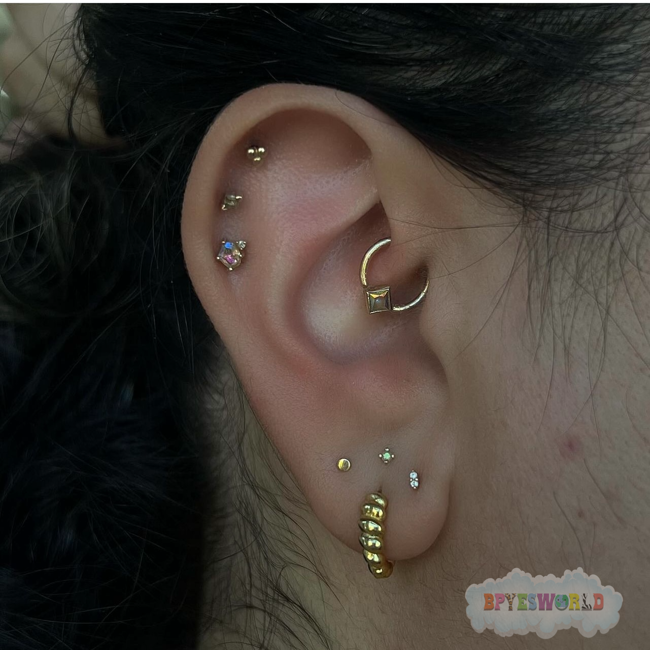 3 Bead Cluster - Threadless End