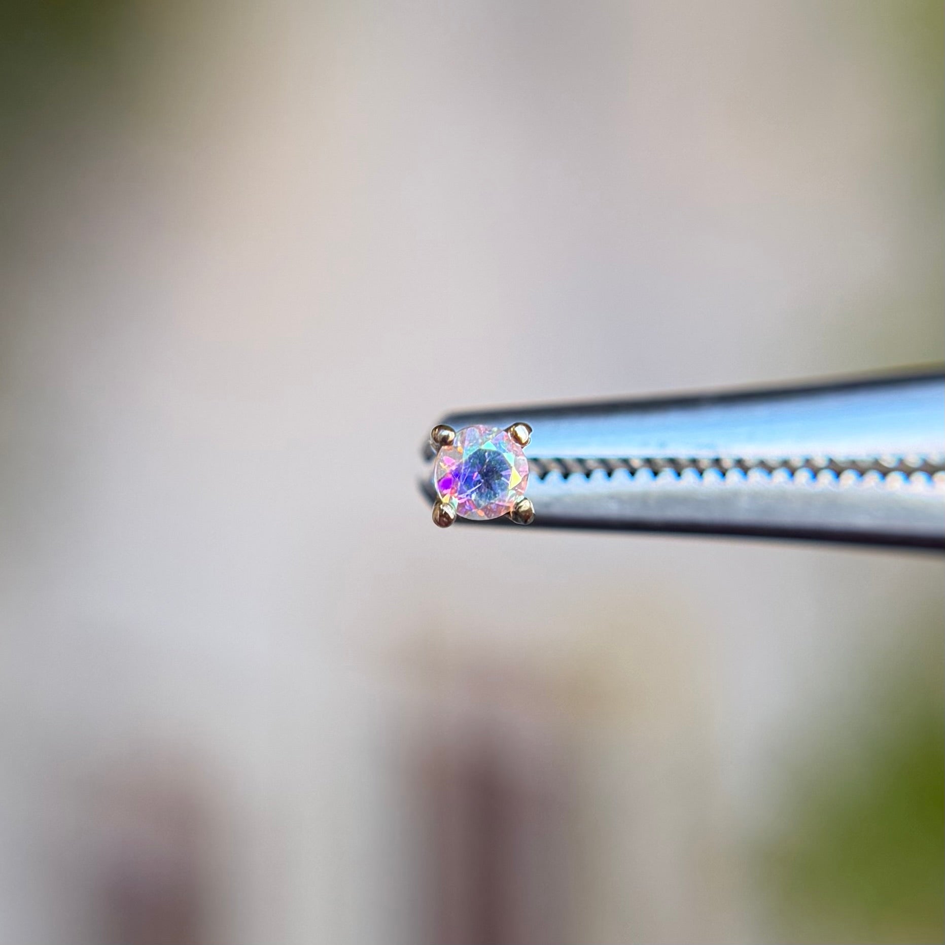 Mercury Mist Topaz Prong - Threadless End | Buddha Jewelry 