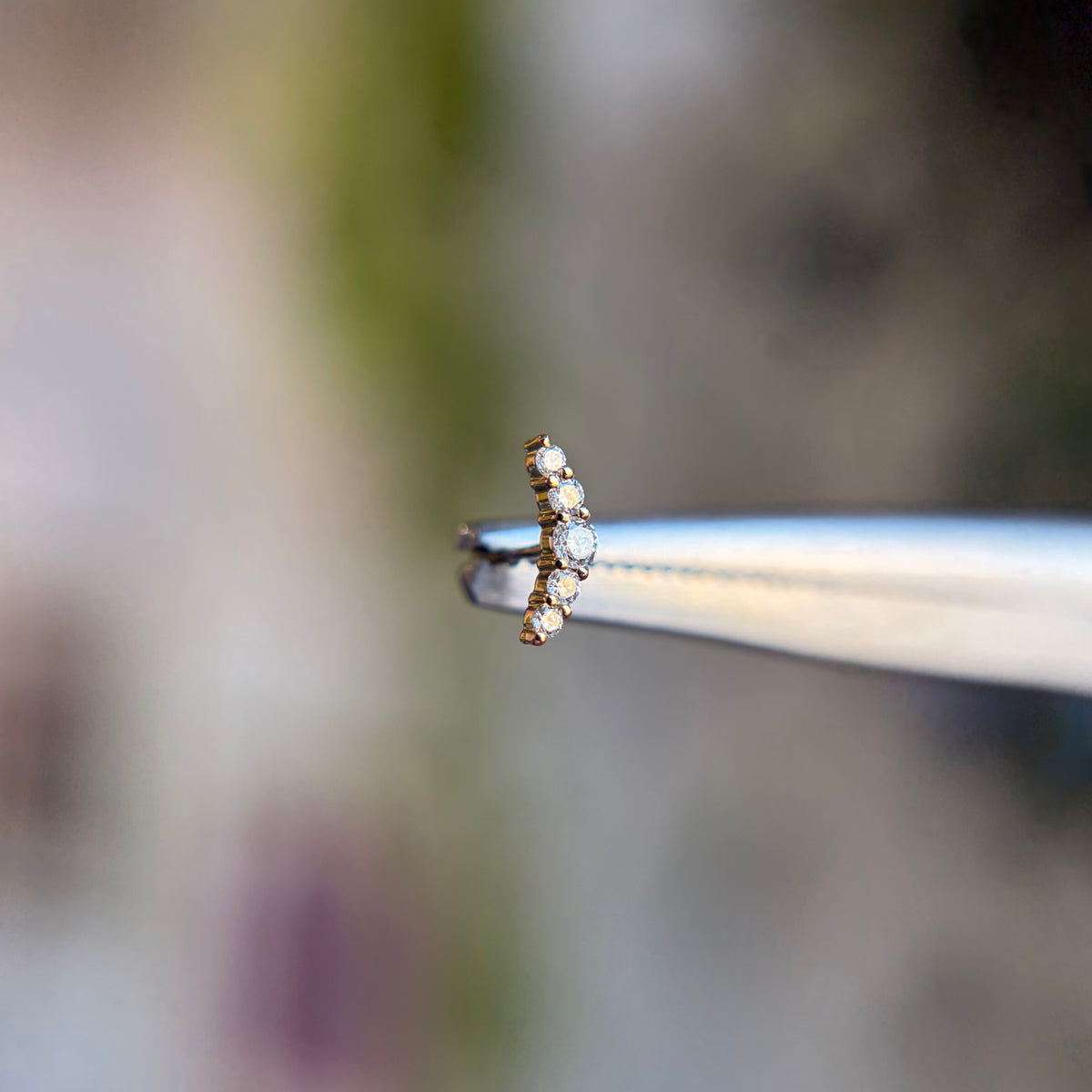 Devine #5 - Natural Diamond - Threadless End