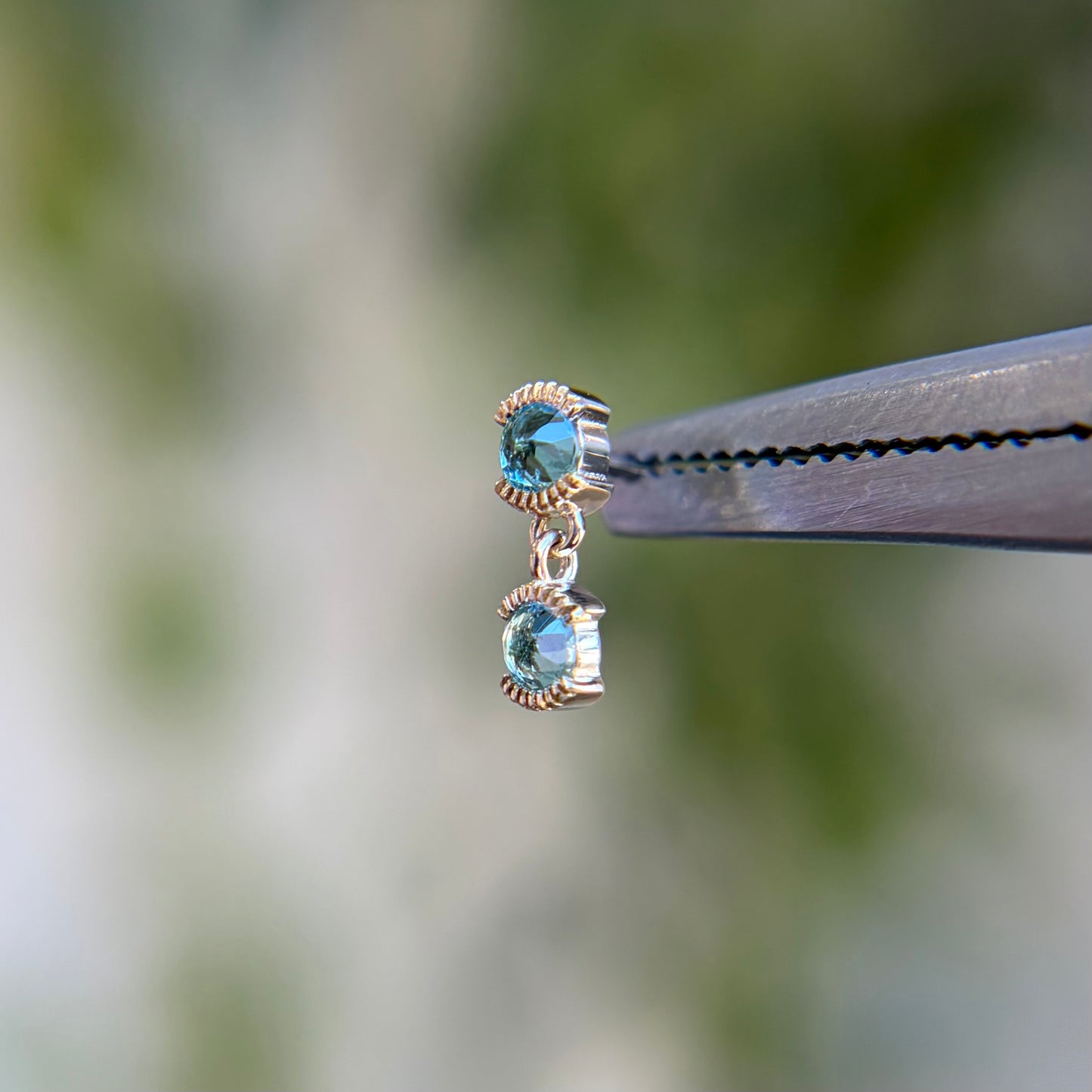 Tonic - Blue Tourmaline - Threadless End