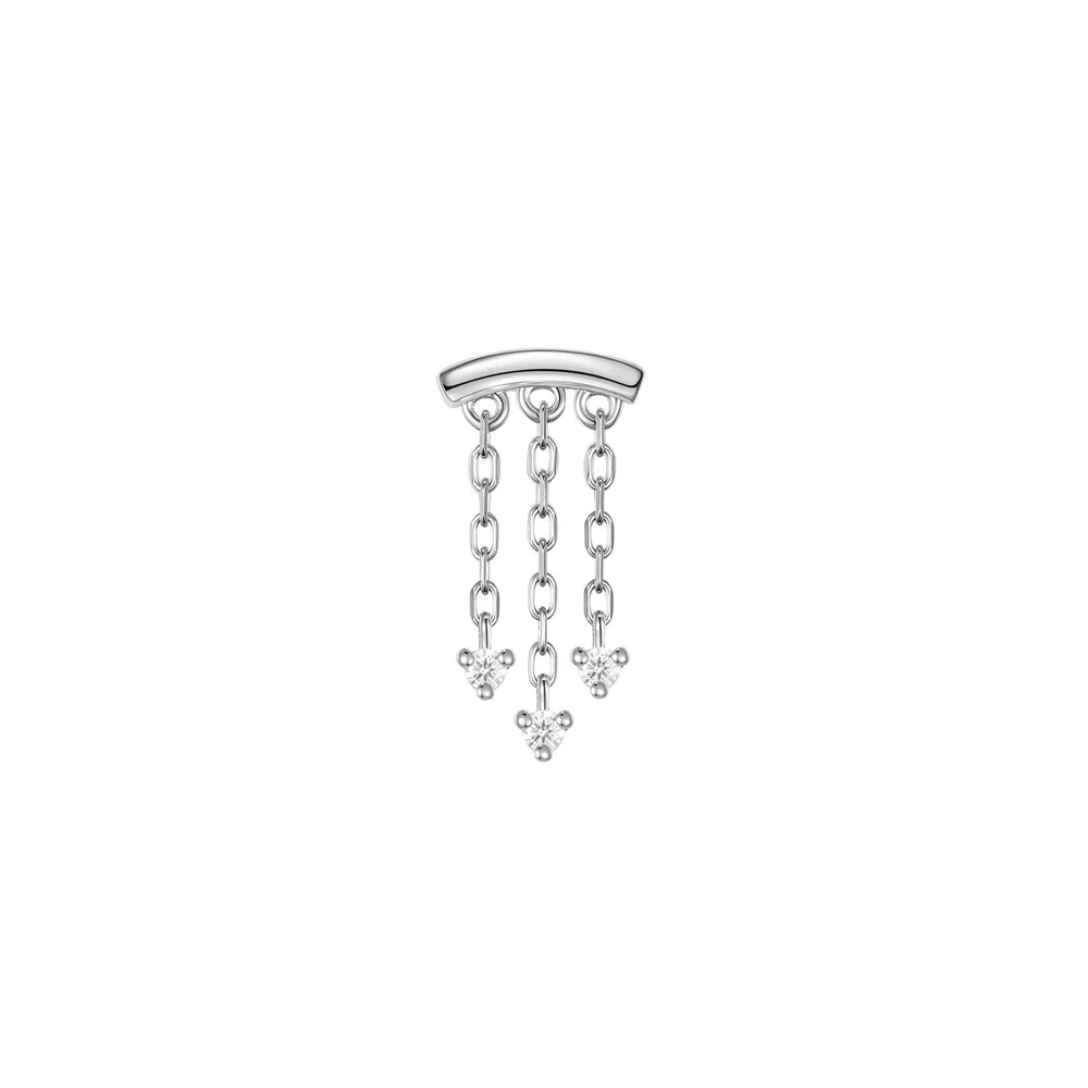 Esme Bar - Diamond - Threadless End