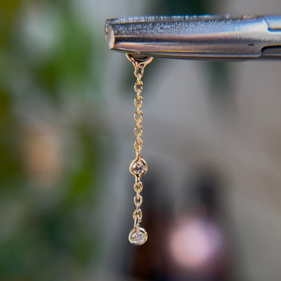 Gemmed Orbit - Diamond - Charm