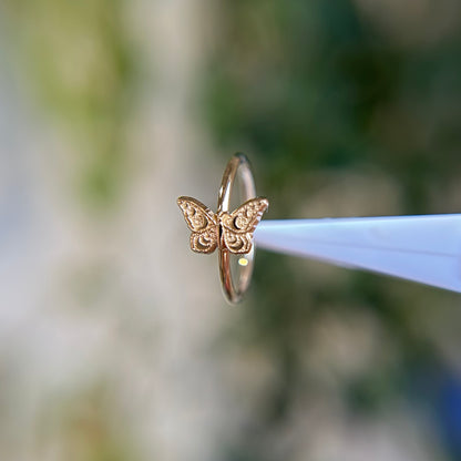 Butterfly - Fixed Bead Ring