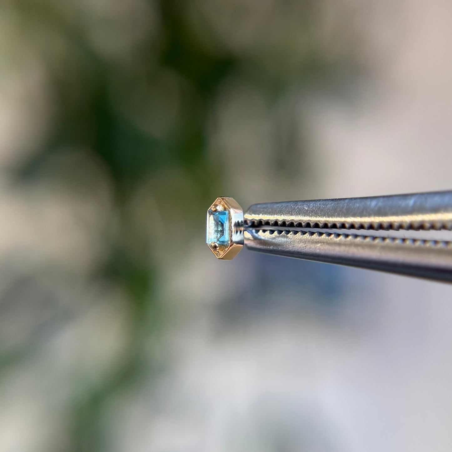 Hoax - Swiss Blue Topaz - Threadless End