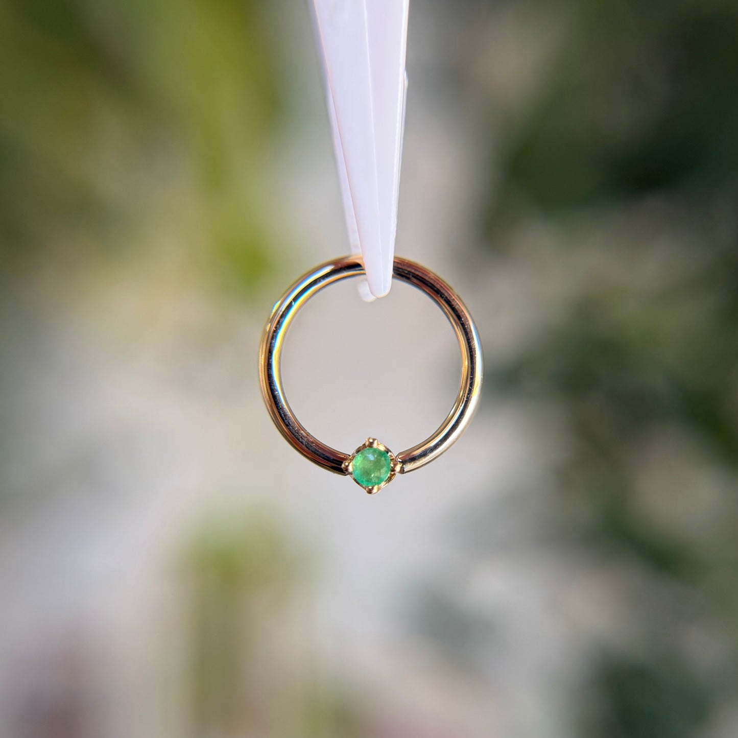 Fixed Ring with Classic Prong - Colored Gemstones