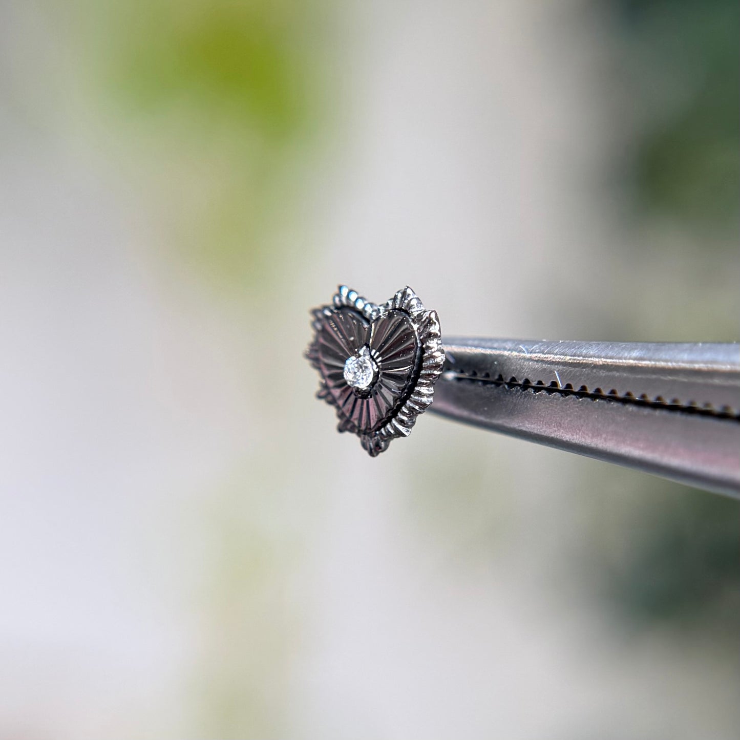 Bad Romance - Black Rhodium - Threadless End