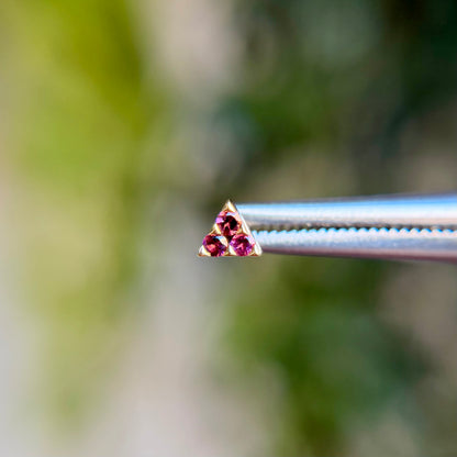 Ursa Minor - Pink Tourmaline - Threadless End