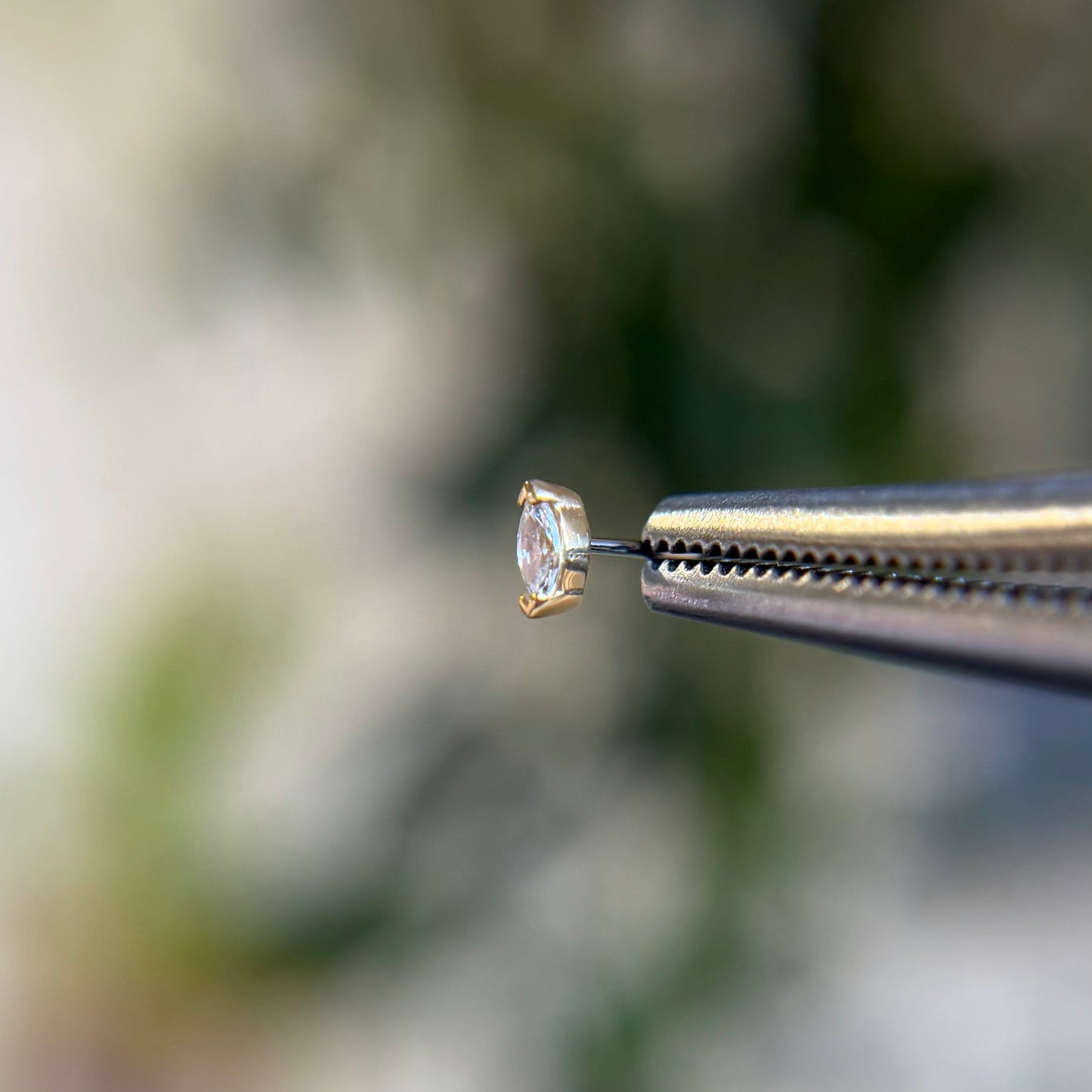 Zuri - Swarovski CZ - Threadless End