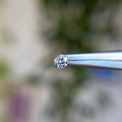 Titanium Prong Set Cubic Zirconia - Threadless End