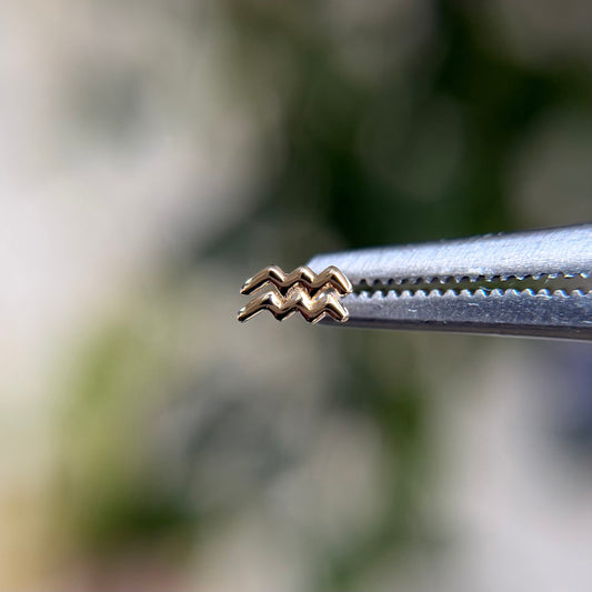 Aquarius Zodiac Sign - Threadless End