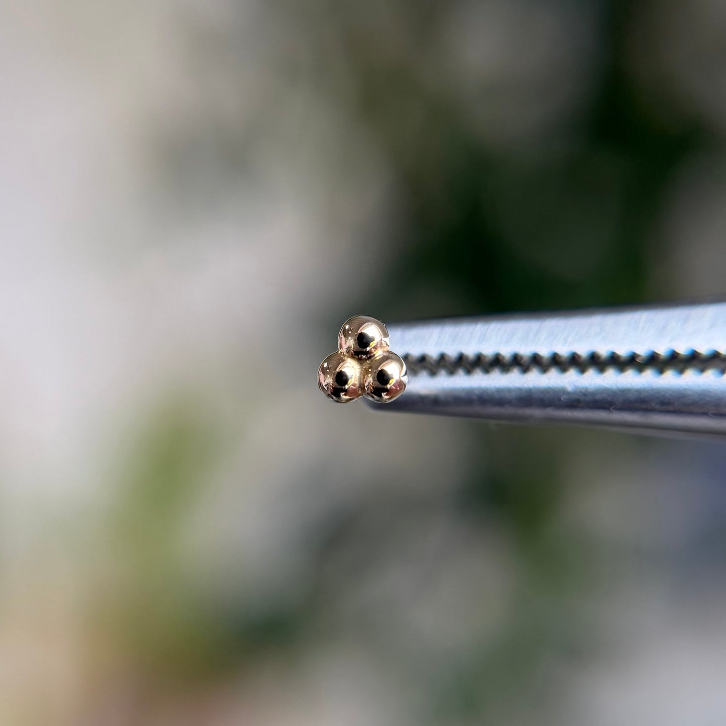 3 Bead Cluster - Threadless End