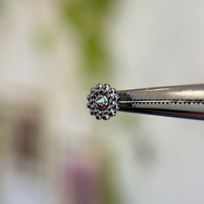 Afghan Pin - Titanium - Threadless End