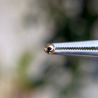 Gold Ball - Threadless End