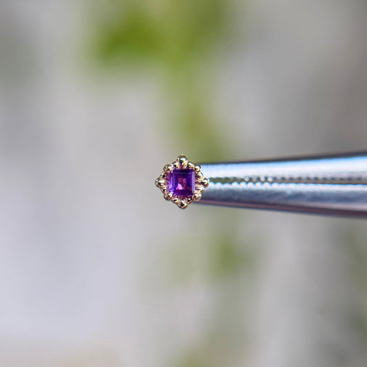 Melange Princess - Amethyst - Threadless End