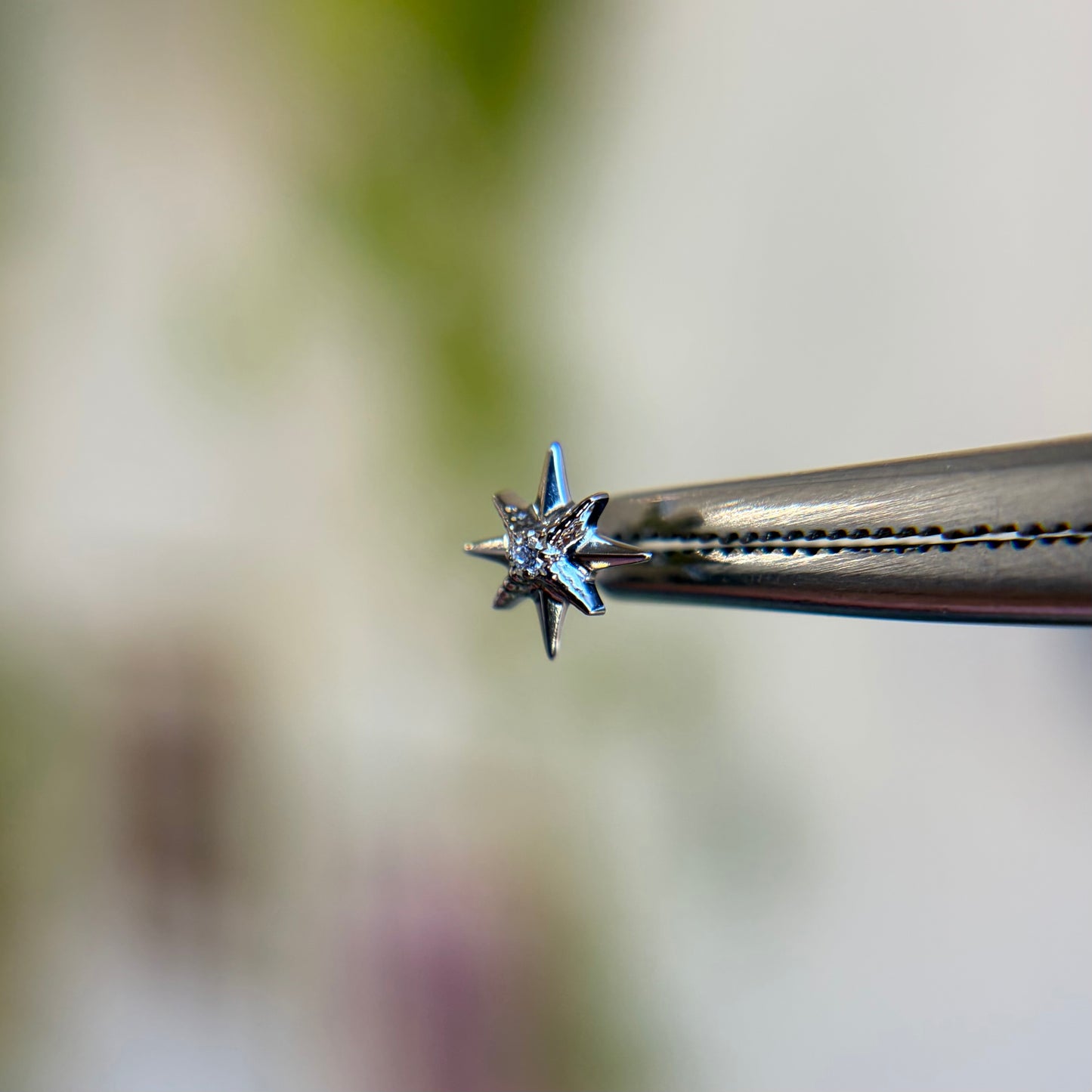 Shine Pin - Titanium - Threadless End