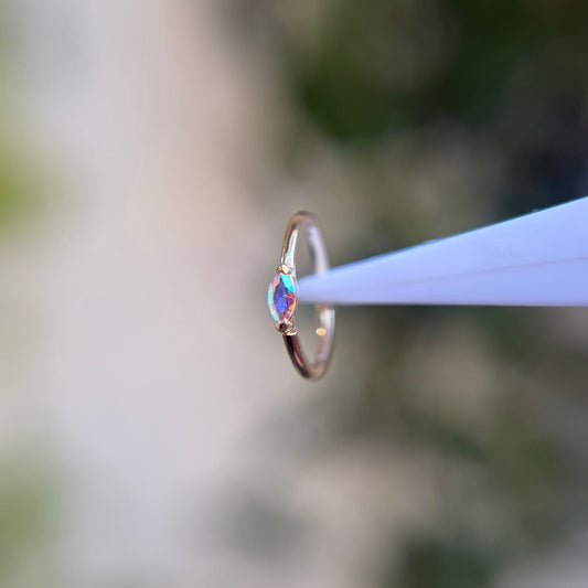 Zuri - Mercury Mist - Seam Ring