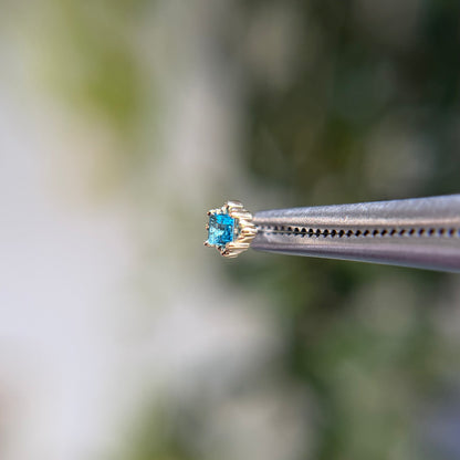 Melange Princess - London Blue Topaz - Threadless End
