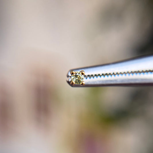 Peridot Prong - Threadless End