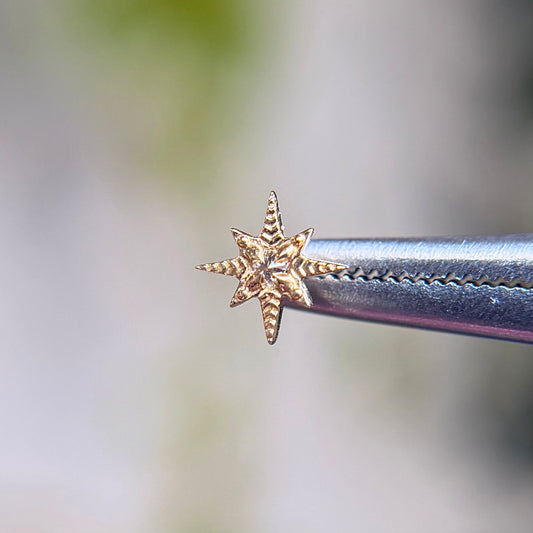 Elendres - White Diamond - Threadless End