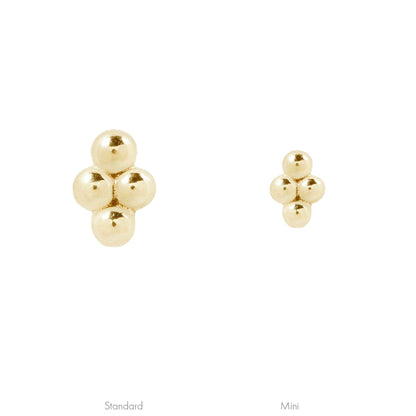 Mini 4 Bead Cluster - Threadless End-SQ1499701