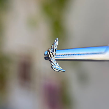 Laurel Pin - Titanium - Threadless End