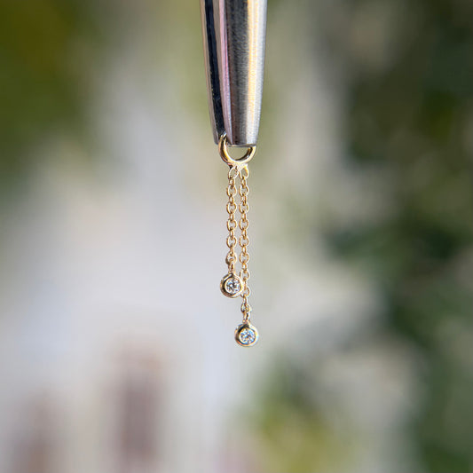 Gemmed Cascade 2 - Diamond - Charm