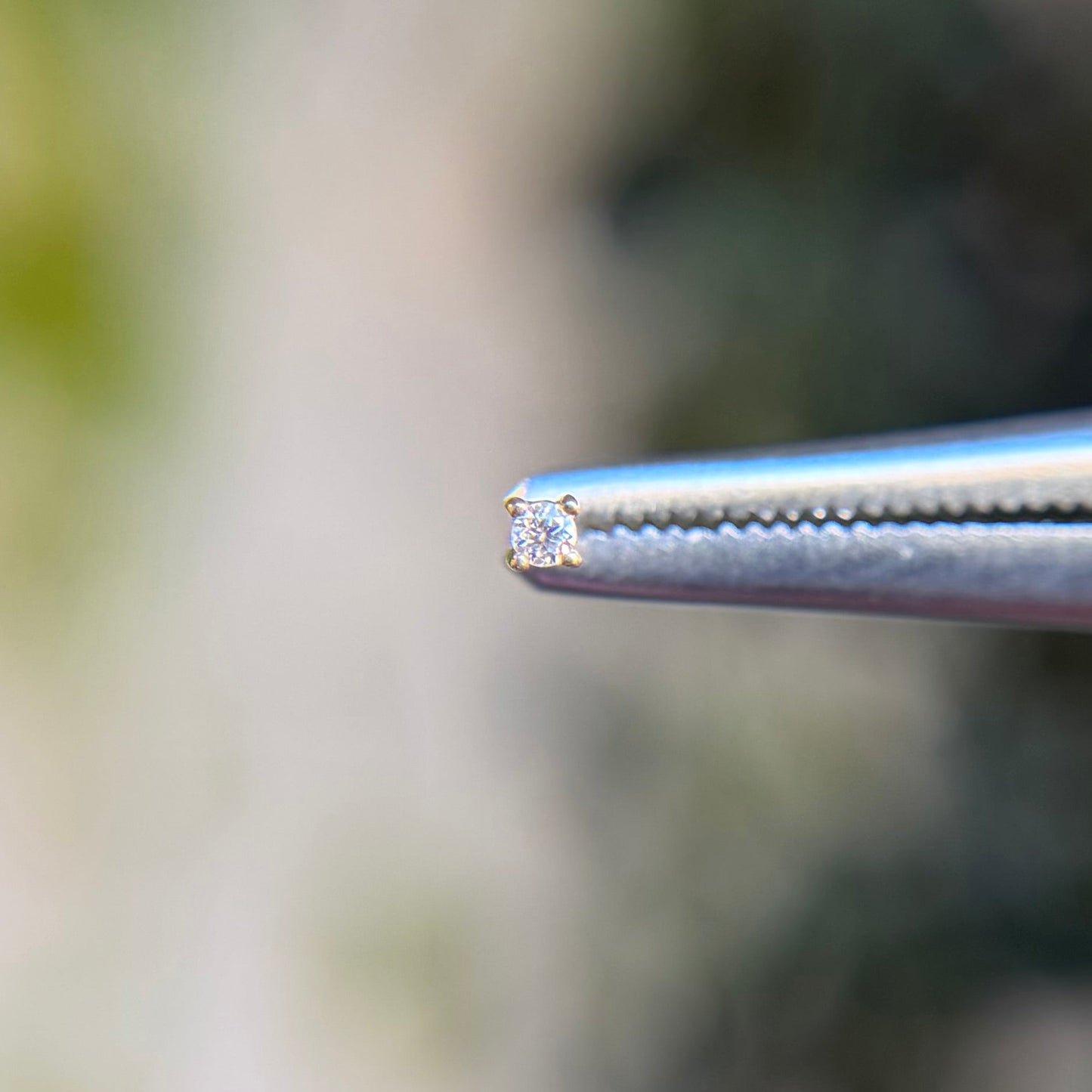 Prong Set Cubic Zirconia - Threadless End