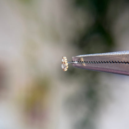 Prim - Genuine Diamond - Threadless End