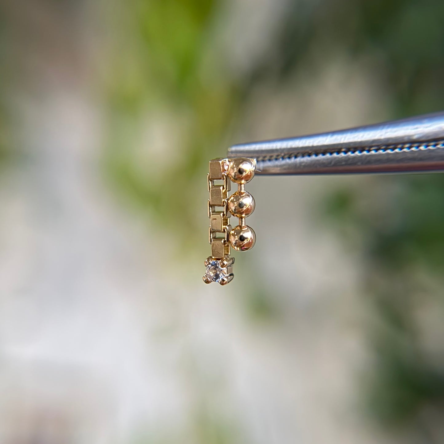 MEGA Bada Bing - White Sapphire - Threadless End