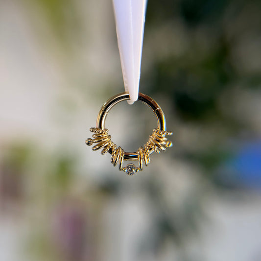 Curiouser & Curiouser - White Sapphire - Easy Ring