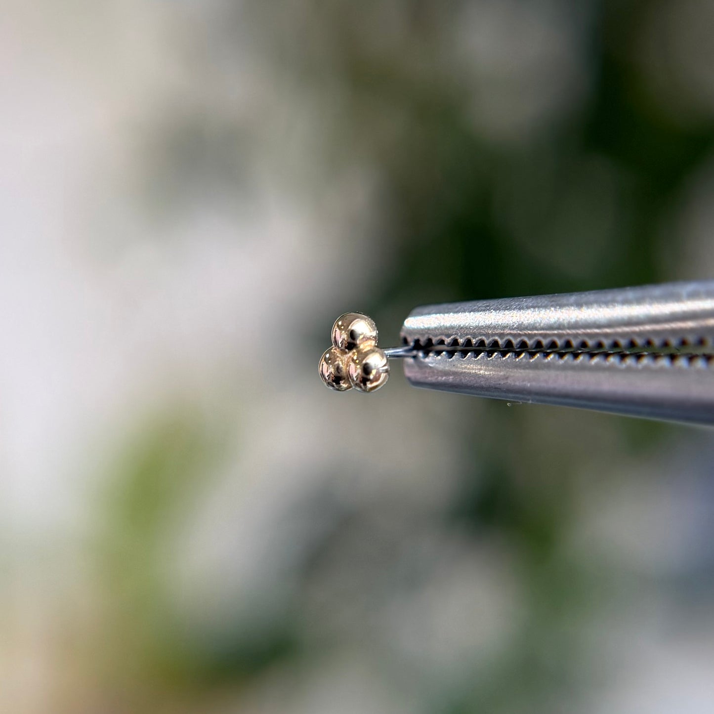 3 Bead Cluster - Threadless End