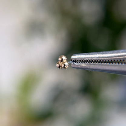 3 Bead Cluster - Threadless End