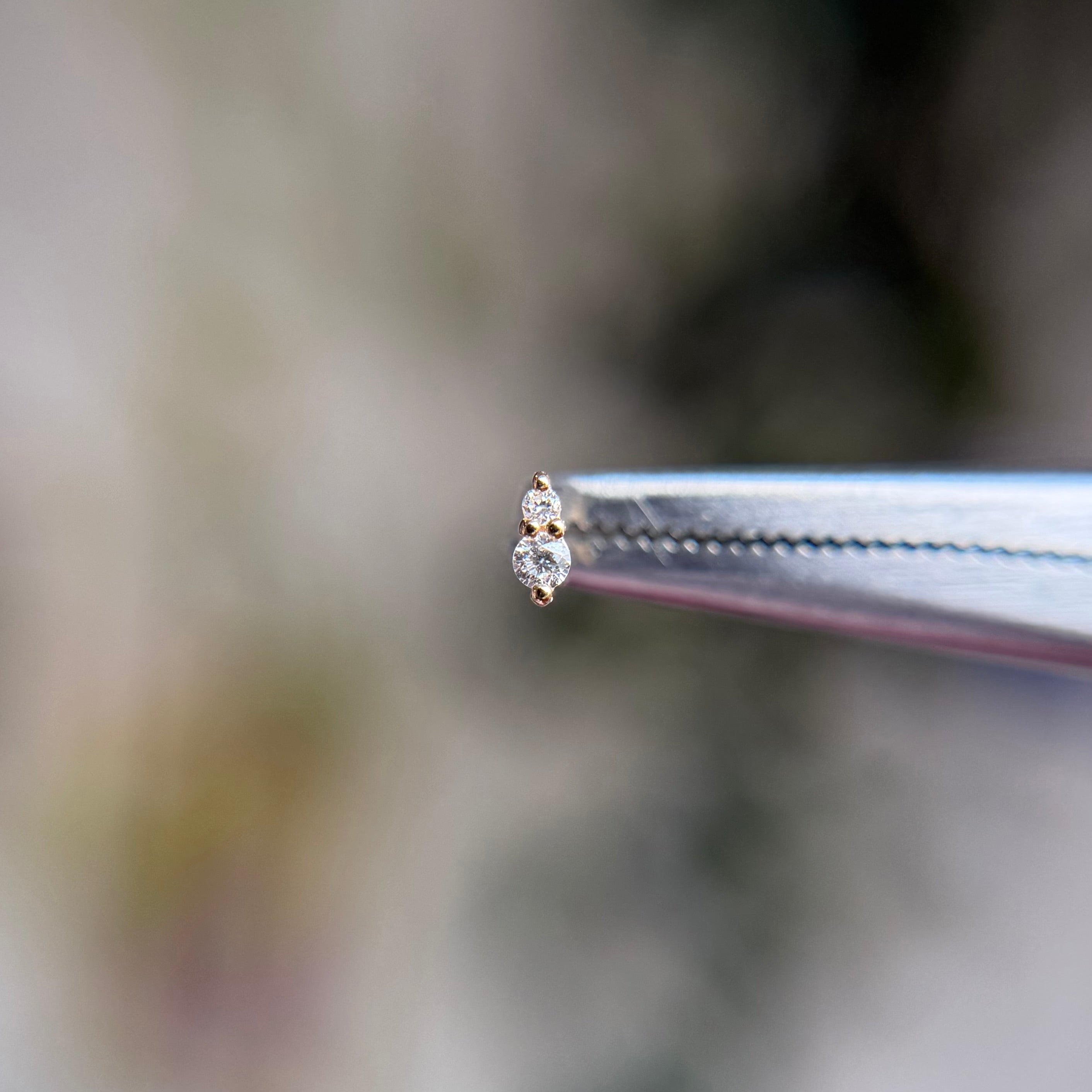 Prim - Genuine Diamond - Threadless End | Ember Jewelry – Bpyesworld