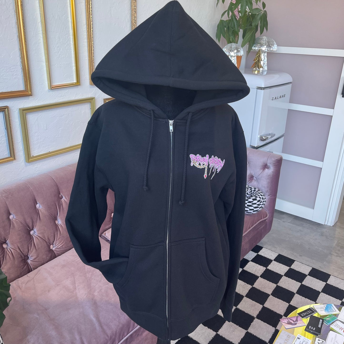 Bpyesworld Stay Drippy Sweatshirt - Zip Up