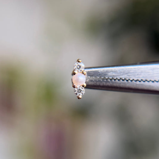 Cloud Nine - Pearl - Threadless End