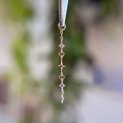 Nicole - Double Diamond Drop - Charm