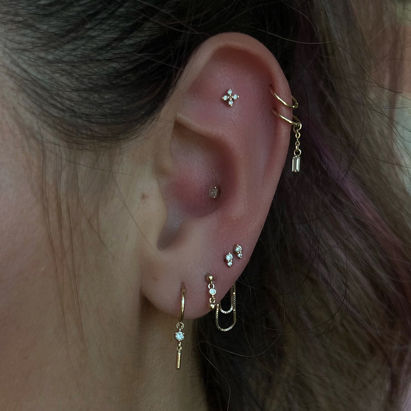 Prim - Genuine Diamond - Threadless End