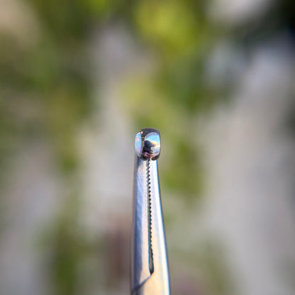 Titanium Cabochon Side Gem