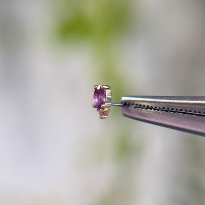 Desden - Amethyst - Threadless End