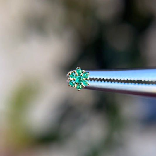 Peony - Emerald - Threadless End