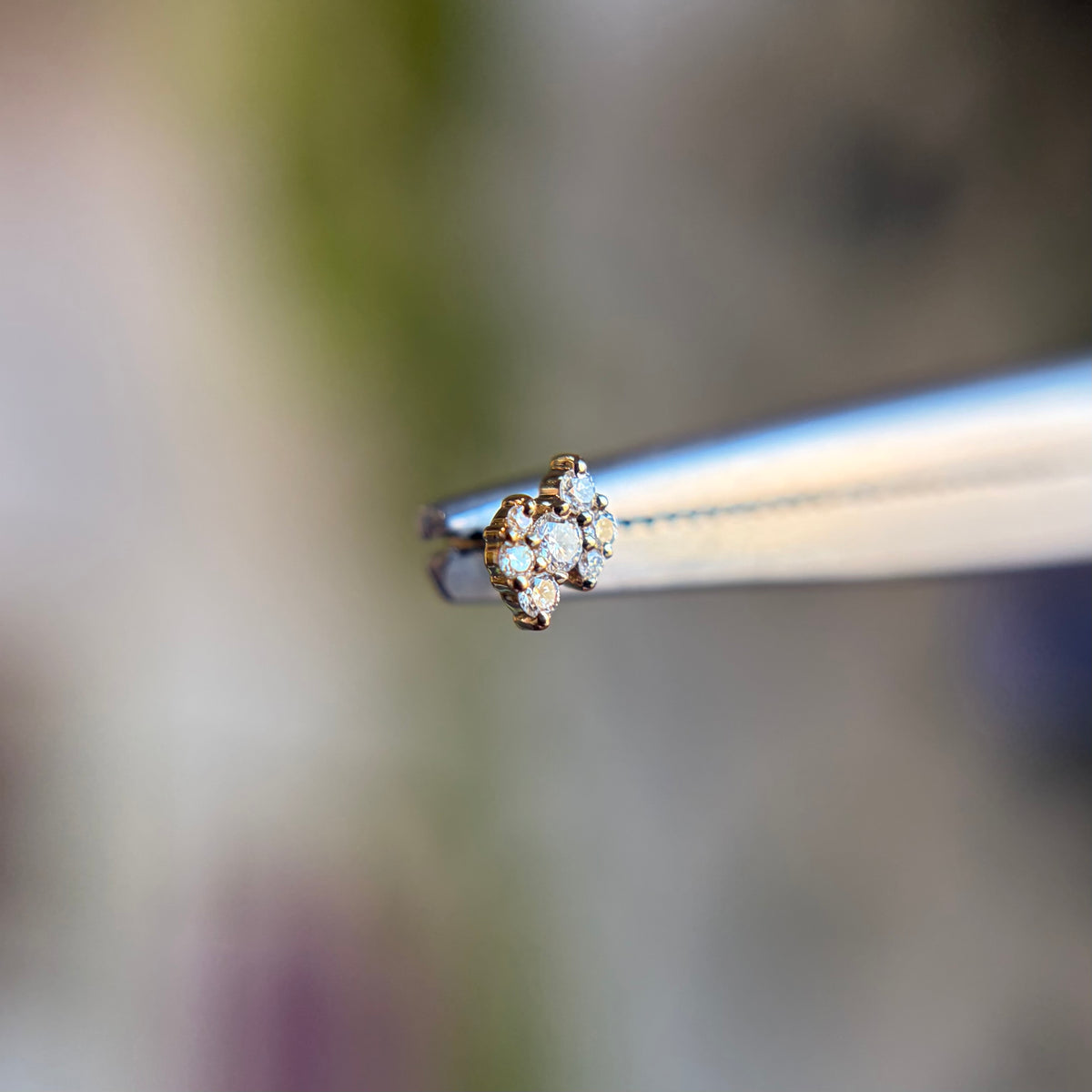 Devine #3 - Natural Diamond - Threadless End