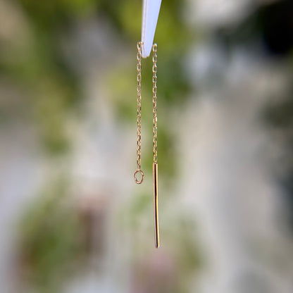 Threader with Jump Ring - Cable Chain
