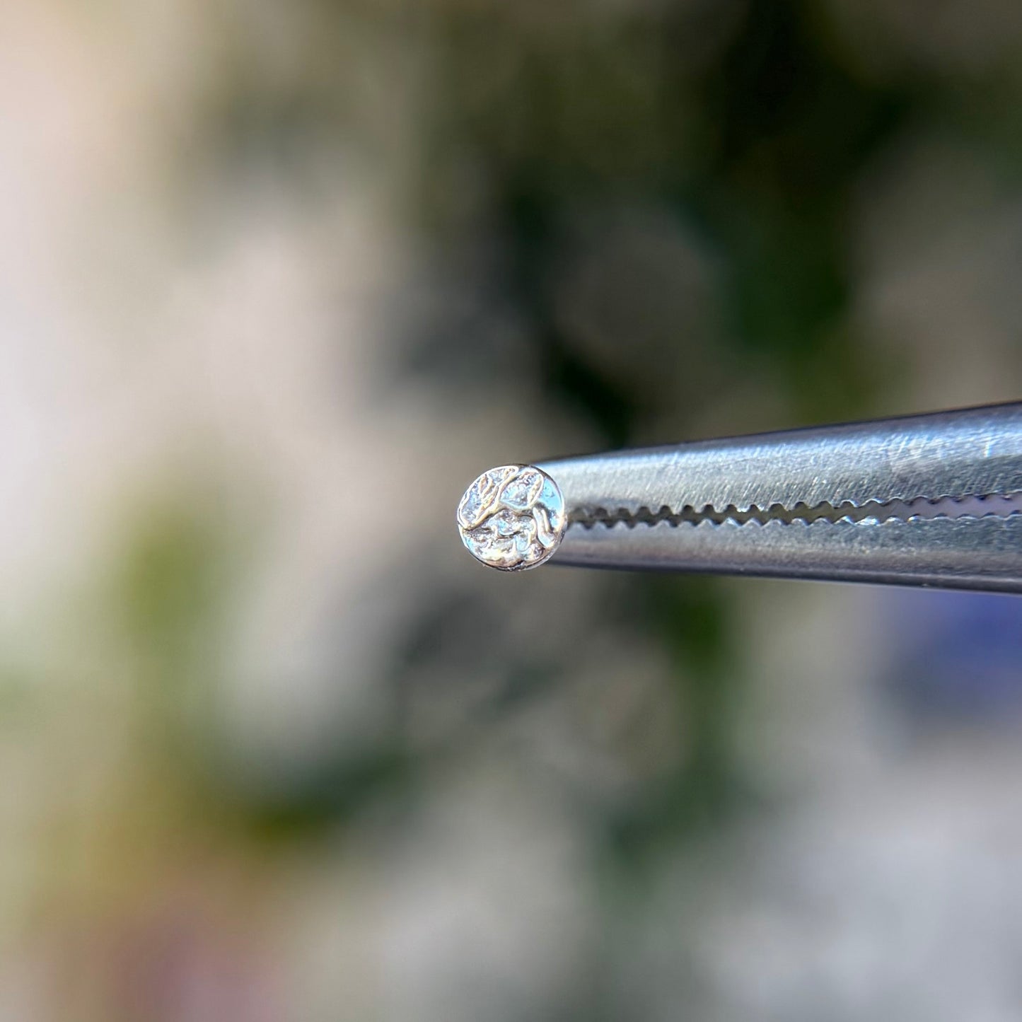 Hammered Disk - Threadless End