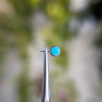 Titanium Cabochon Side Gem