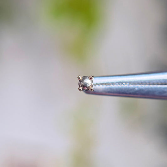 Pyrite Prong - Threadless End